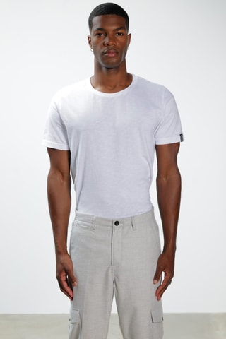 Pantaloni cargo - Grigio chiaro