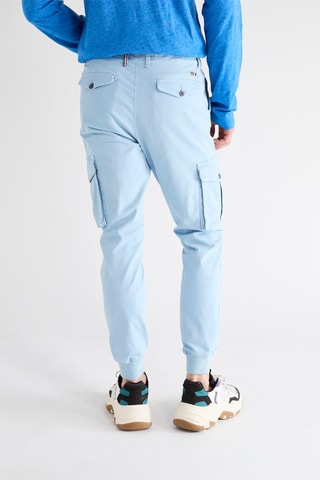 Pantaloni cargo - Celeste