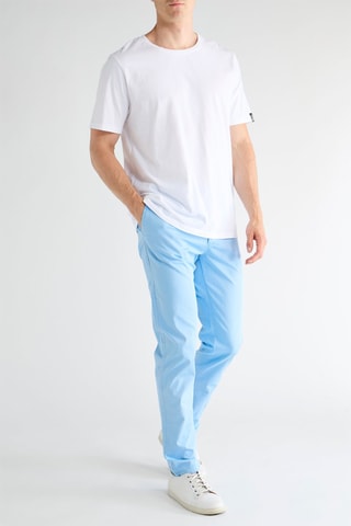 Pantaloni chino - Celeste