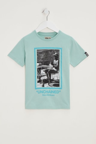 T-shirt Steve McQueen - Turquoise