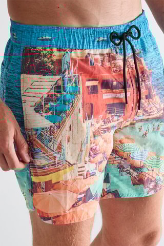 Costume shorts - Turchese