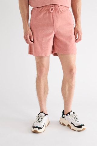 Shorts in velluto - Rosa