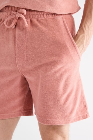 Shorts in velluto - Rosa