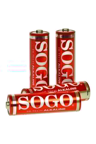 4 batterijen alkaline AA