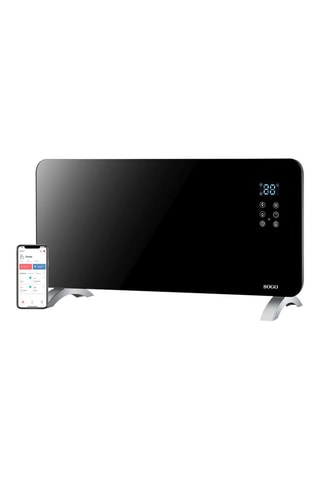 Convector met Glasplaat