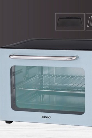 Elektrische Oven met Raam van Kristal 35 l