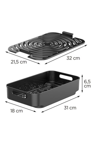 Grill en Frituurpan 2 in 1 4 l