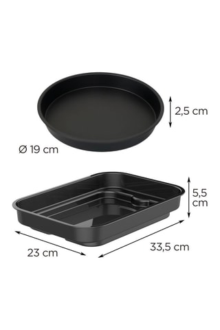 Grill en Frituurpan 2 in 1 4 l