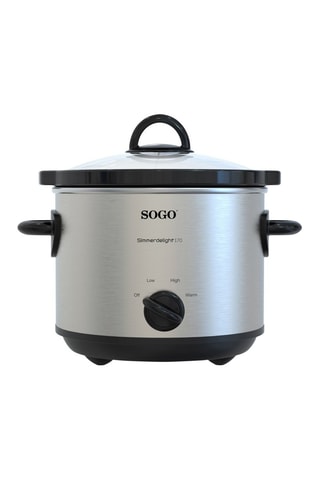 Roestvrijstalen Slow Cooker  3 Functies - 3,5 L