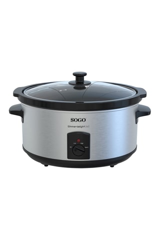 Roestvrijstalen Slow Cooker 3 Functies - 5 L