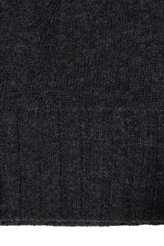 Bonnet en laine - Gris foncé