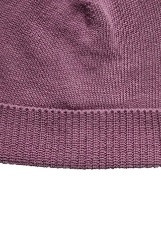 Bonnet en laine et cachemire - Violet