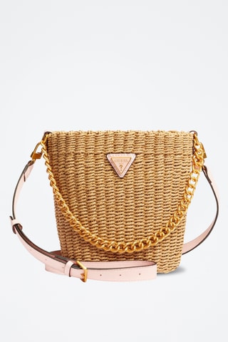 Sac seau - Beige et pêche