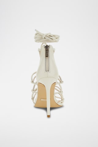 Spartiates en cuir Bini - Blanc