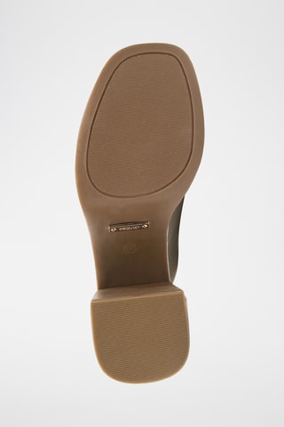 Sandales à talons en cuir - Blanc