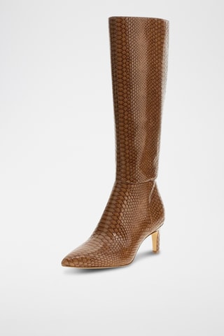 Bottes vernies Qiale - Marron