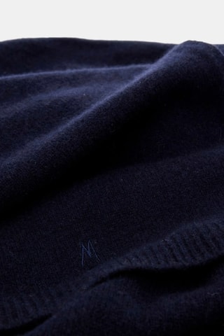 Echarpe en laine et cachemire - Bleu marine