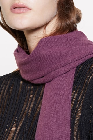Echarpe en laine et cachemire - Violet