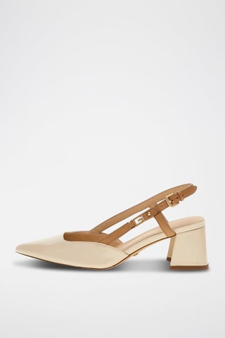 Escarpins en cuir - Ivoire