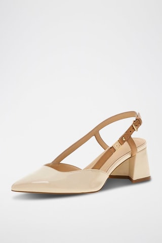Escarpins en cuir - Ivoire