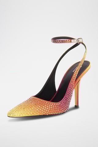 Escarpins - Rose et jaune