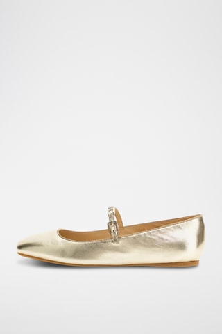 Babies en cuir de mouton - Doré