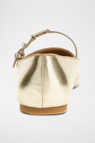 Babies en cuir de mouton - Doré