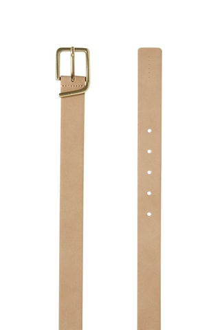 Ceinture en cuir - Beige