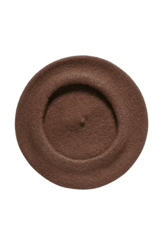 Béret en laine - Marron