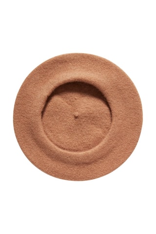Béret en laine - Marron clair