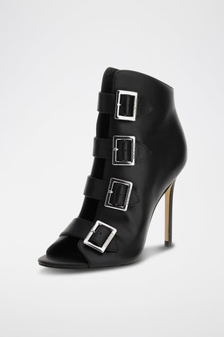 Bottines en cuir de veau - Noir