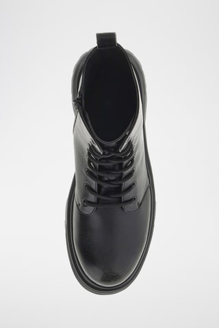 Bottines en cuir de veau - Noir