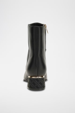 Bottines en cuir de mouton - Noir