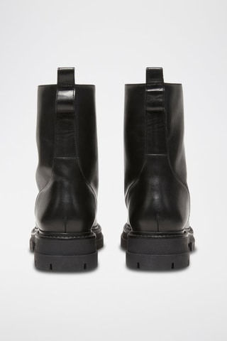 Bottines en cuir - Noir