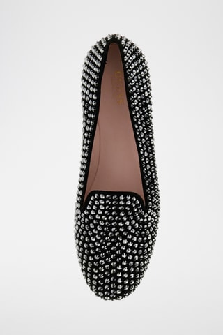 Slippers en cuir de chèvre - Noir