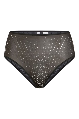 Tanga taille haute - Noir