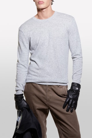 Pull en laine et cachemire - Gris clair