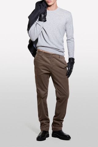 Pull en laine et cachemire - Gris clair