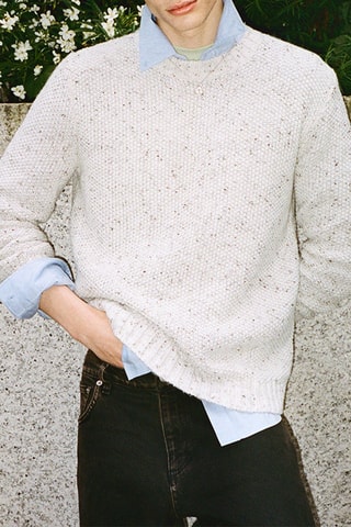 Pull en laine - Blanc