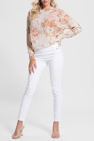 Pull - Ecru et marron