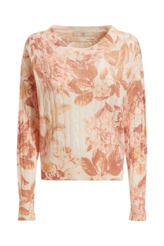 Pull - Ecru et marron