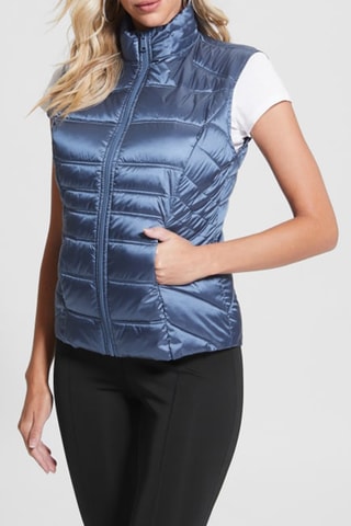 Doudoune sans manches - Bleu