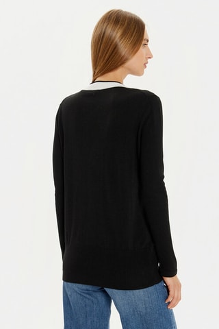 Gilet en laine - Noir et blanc