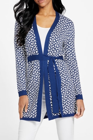 Gilet - Bleu et blanc