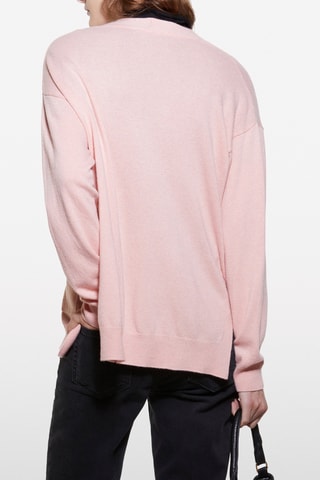 Gilet en laine et cachemire - Rose