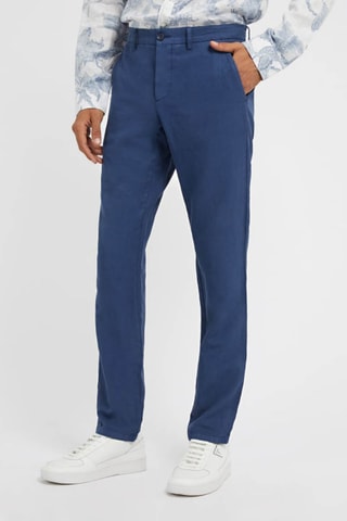 Pantalon regular - Bleu