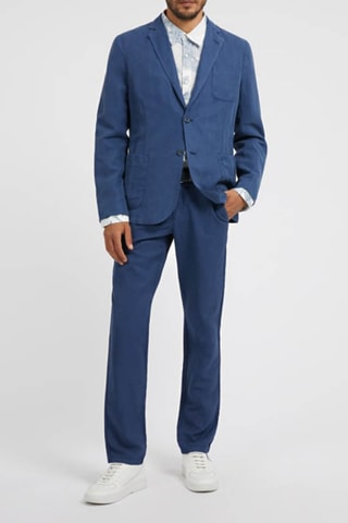 Pantalon regular - Bleu