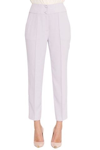 Pantalon slim 7/8 Brenda - Violet clair