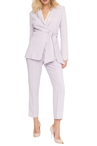 Pantalon slim 7/8 Brenda - Violet clair