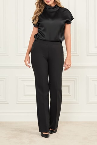 Pantalon regular - Noir